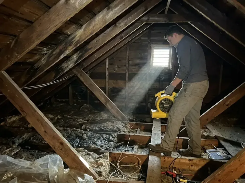 attic-water-damage-drying-proc-007 — frequently asked questions, Emergency Water Extraction & 24/7 Flood Response in Homer,…